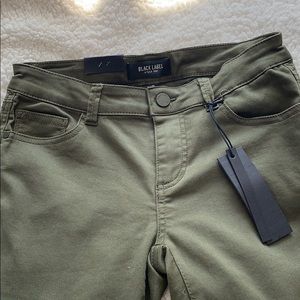Olive colored Black Label pants